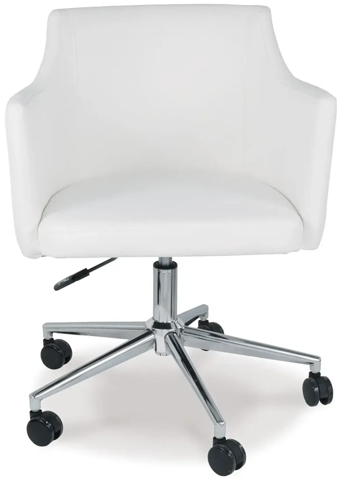 Baraga - White - Home Office Swivel Desk Chair