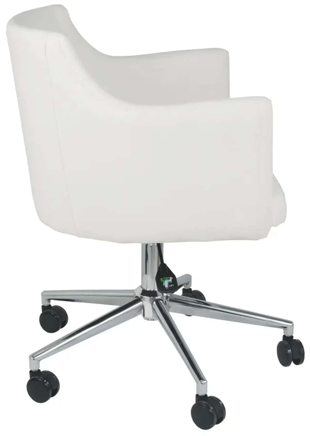 Baraga - White - Home Office Swivel Desk Chair