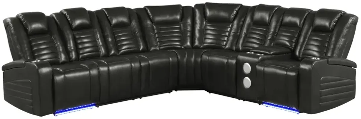 3 Piece Power Reclining Sectional