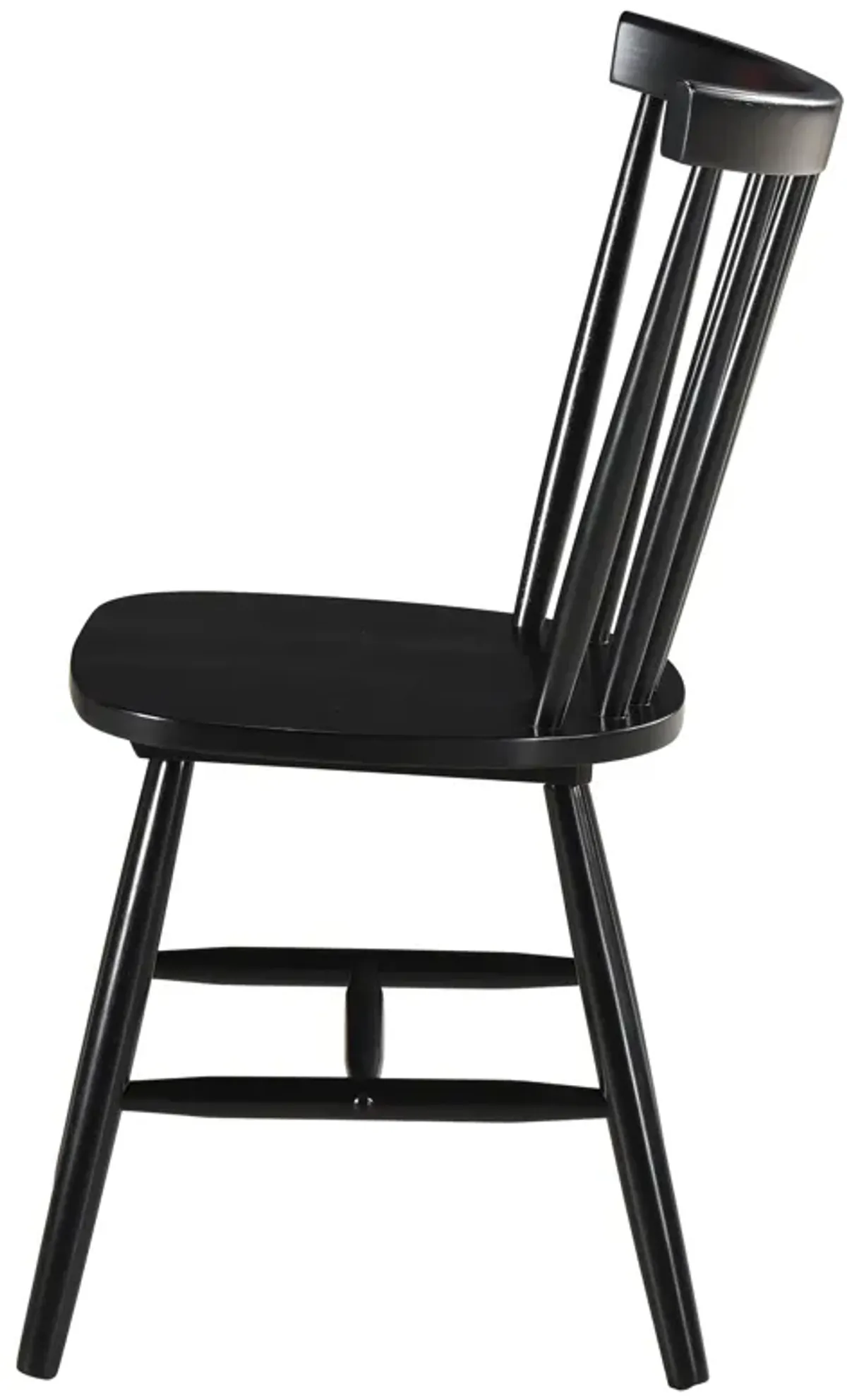 Hollyoak - Windsor Wood Dining Side Chair (Set of 2) - Black