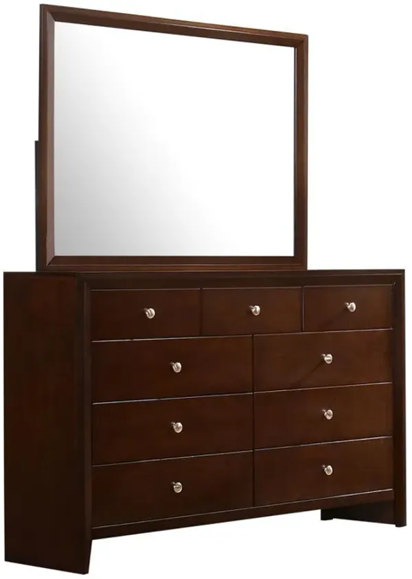 Serenity - Rectangular 9-drawer Dresser With Mirror