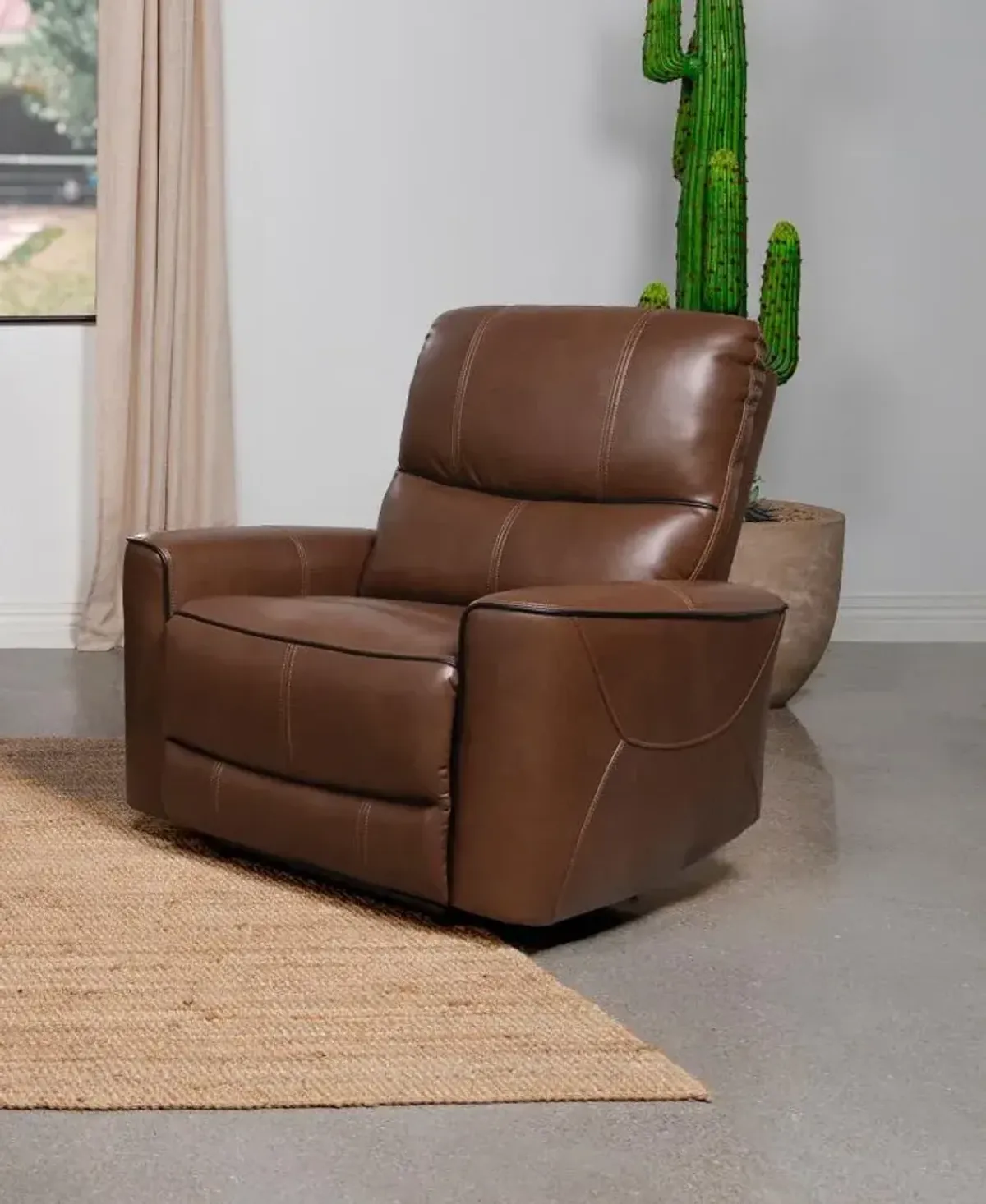 Greenfield - Upholstered Power Recliner Chair