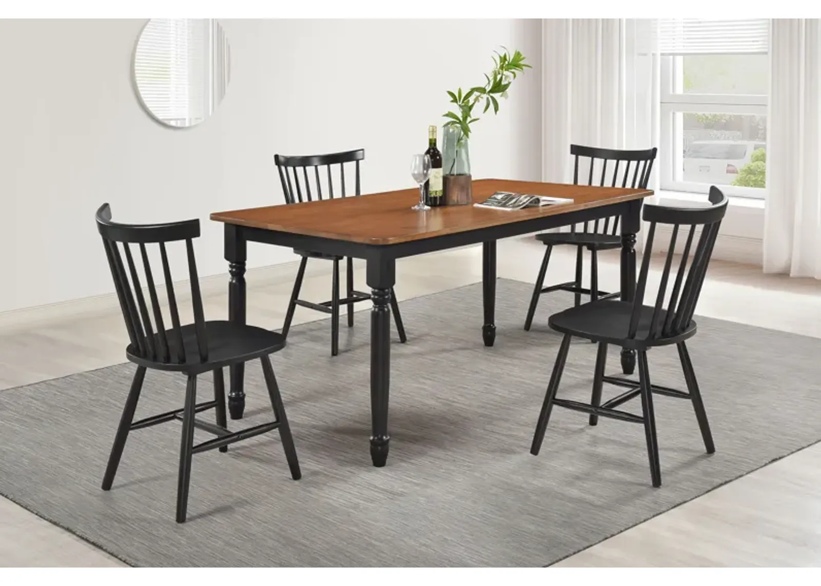 Hollyoak - Rectangular Dining Set