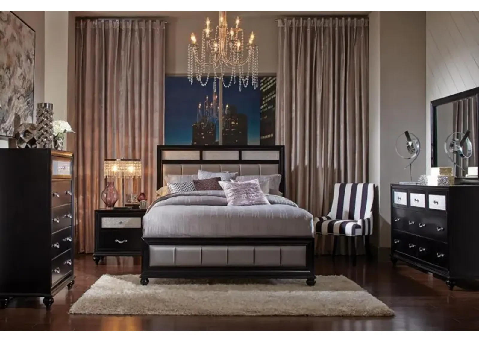 Barzini - Transitional Bedroom Set