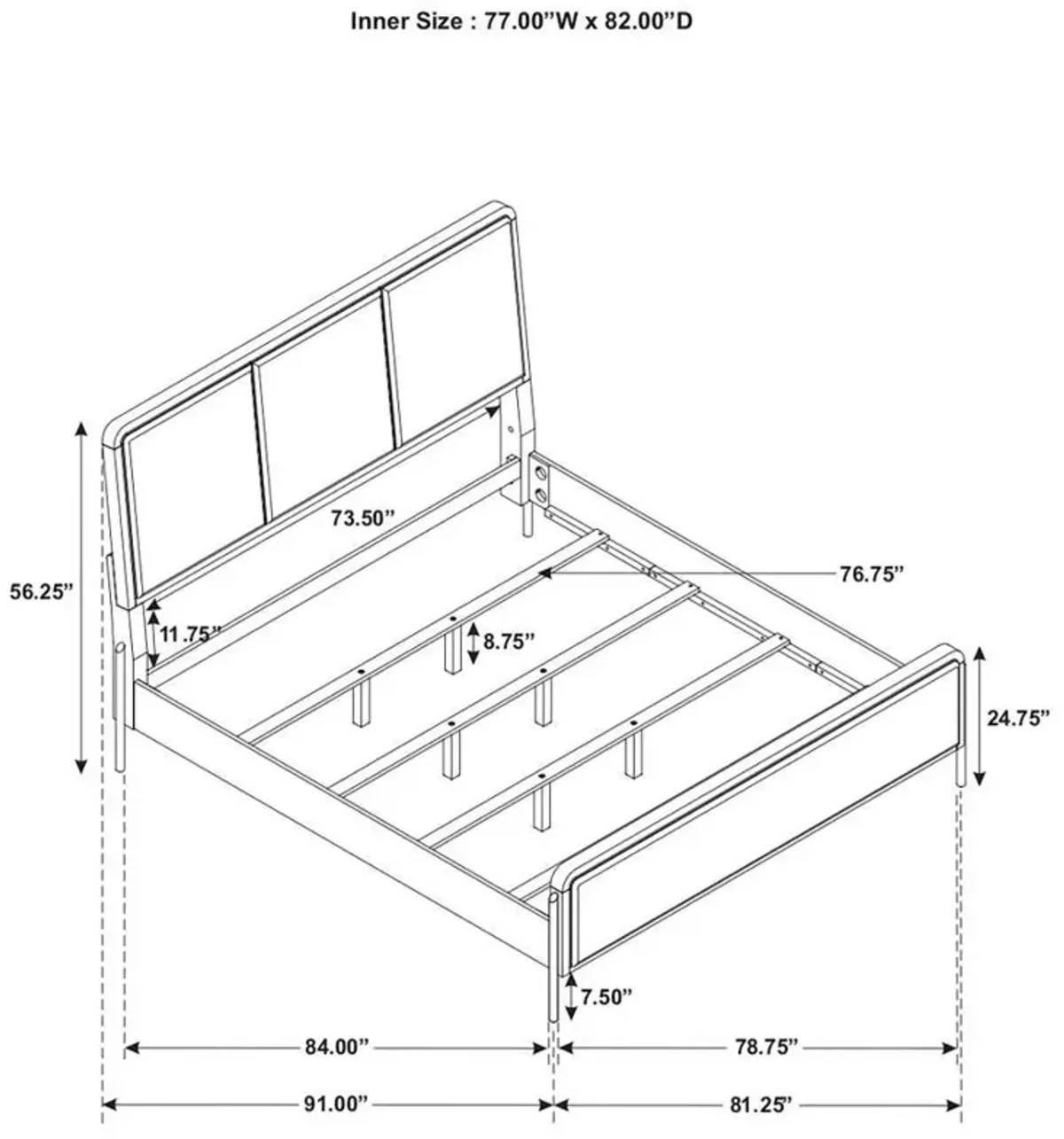 Arini - Upholstered Panel Bed