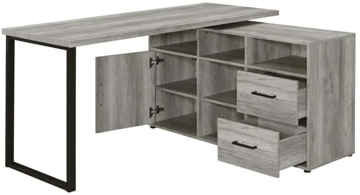 Hertford - L-Shape Office Desk with Storage