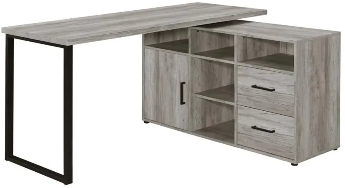 Hertford - L-Shape Office Desk with Storage