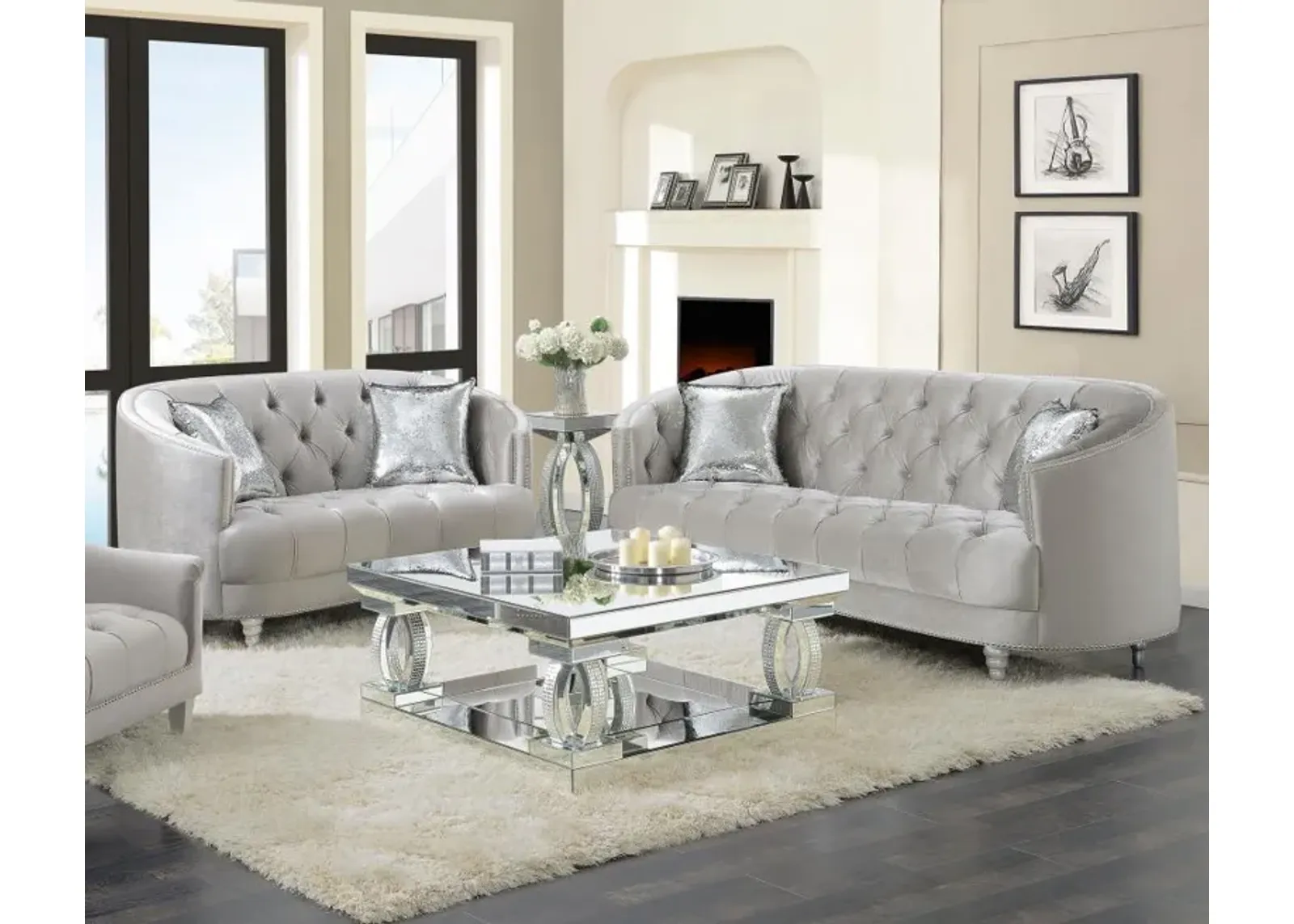 Avonlea - Tufted Living Room Set