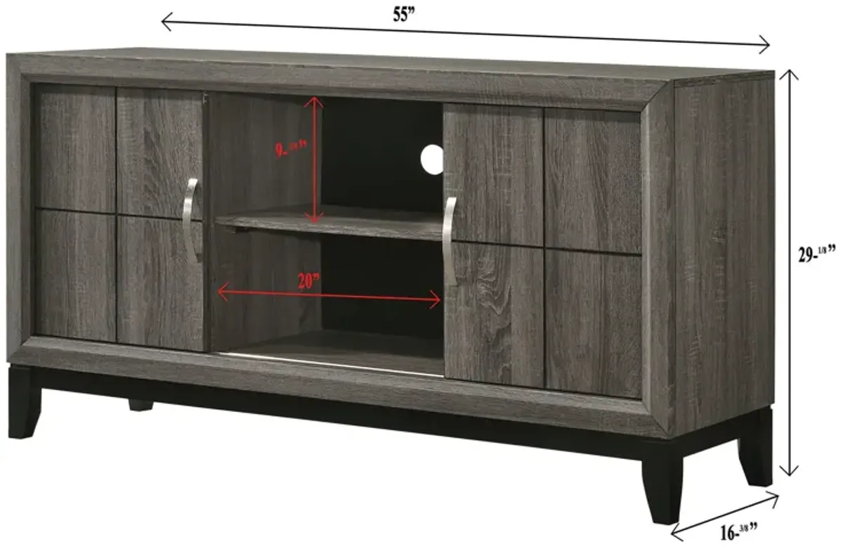 Akerson - TV Stand - Gray