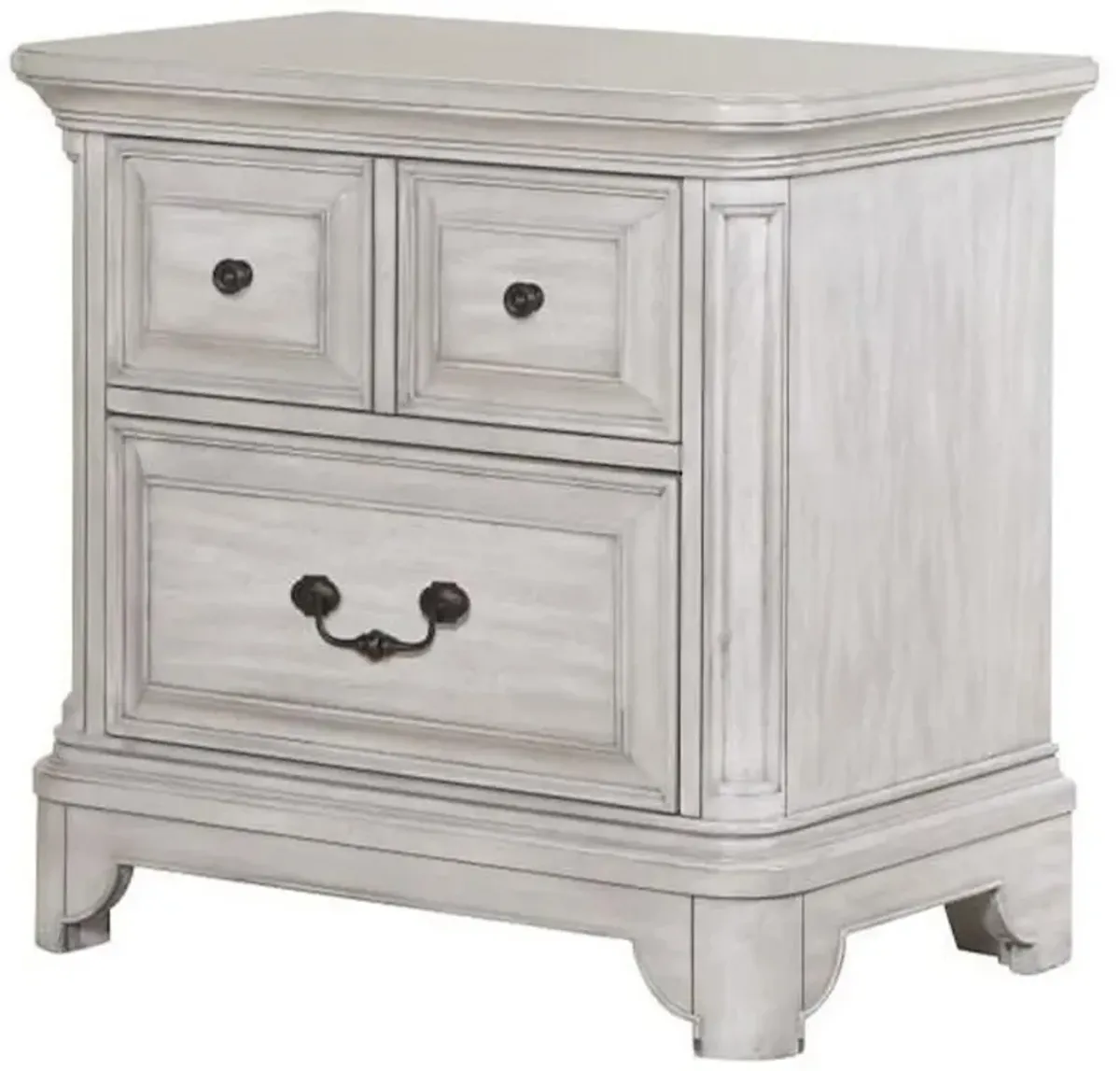 Farmhouse Antique White Nightstand