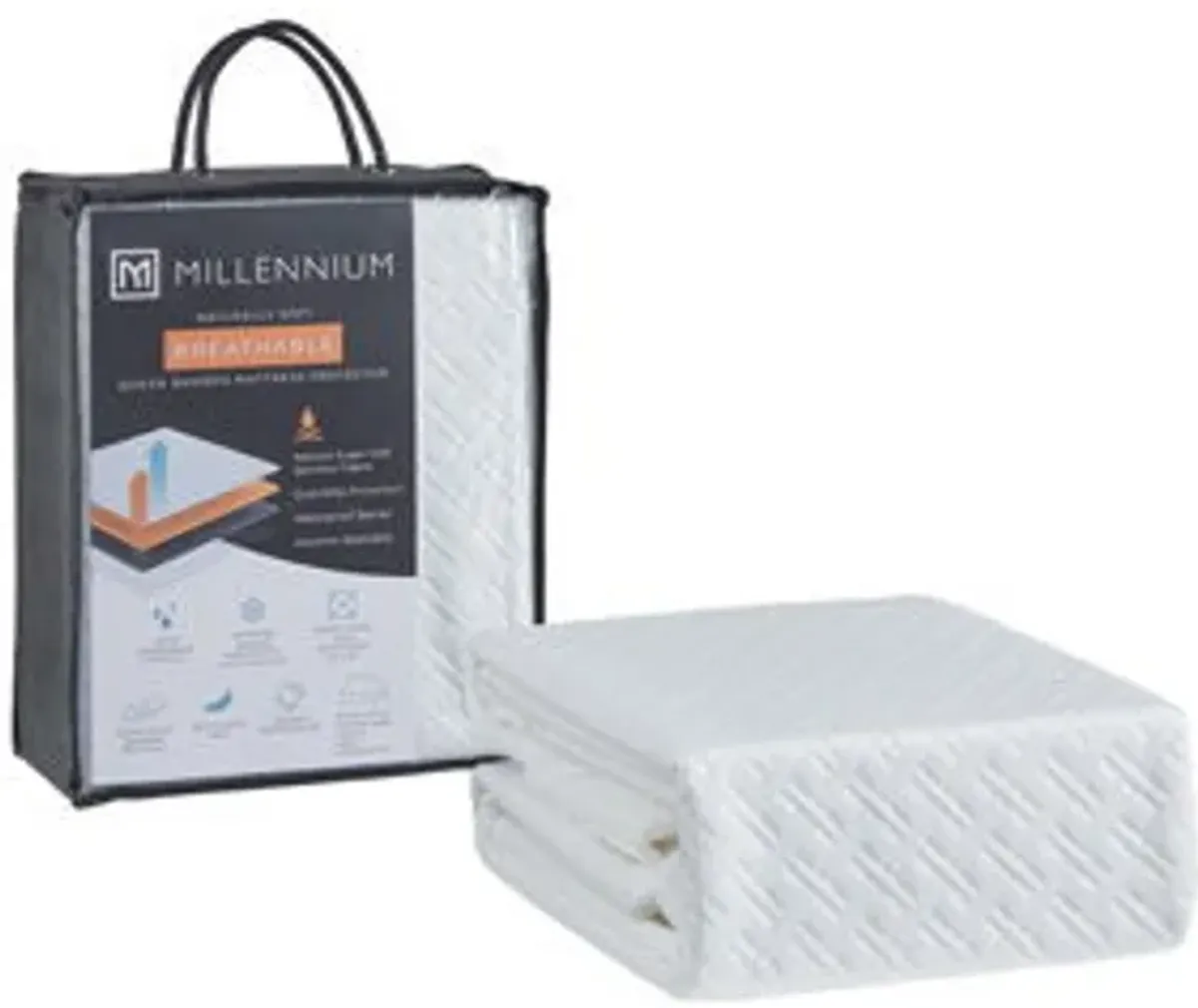 Basic Protector - Queen Mattress Protector (Set of 4) - White