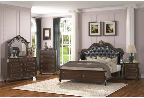 5 PIECE QUEEN BEDROOM SET (NO NIGHTSTAND)