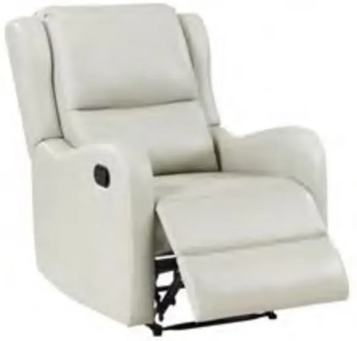 Kelsey - Upholstered English Arm Recliner Chair - Ivory