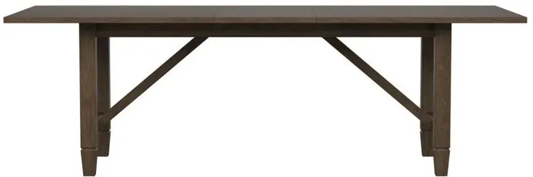 Matisse - Rectangular Dining Table With Removable Extension Leaf - Brown