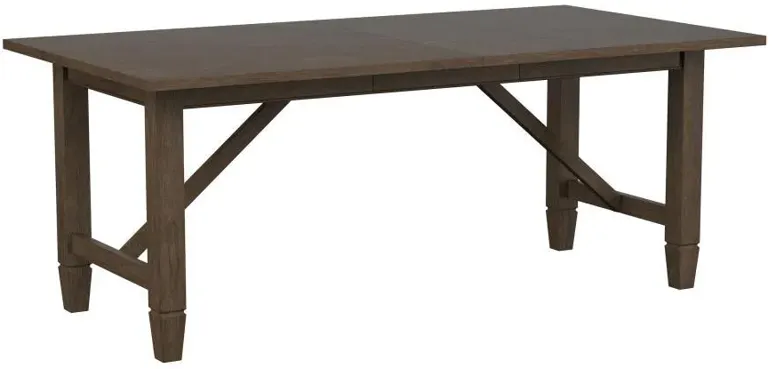 Matisse - Rectangular Dining Table With Removable Extension Leaf - Brown