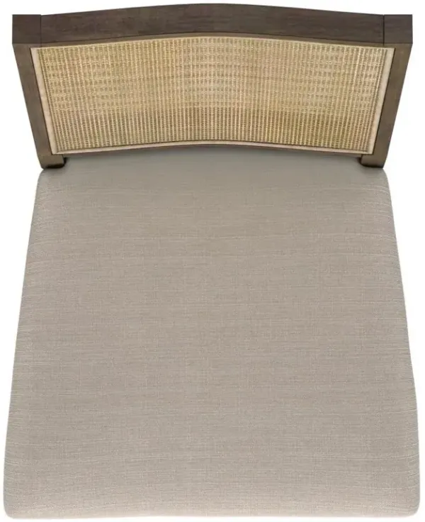 Matisse - Woven Rattan Back Dining Side Chair Brown (Set of 2) - Dark Brown