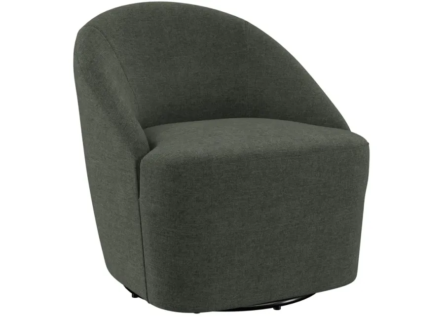 Leon - Upholstered Accent Swivel Barrel Chair