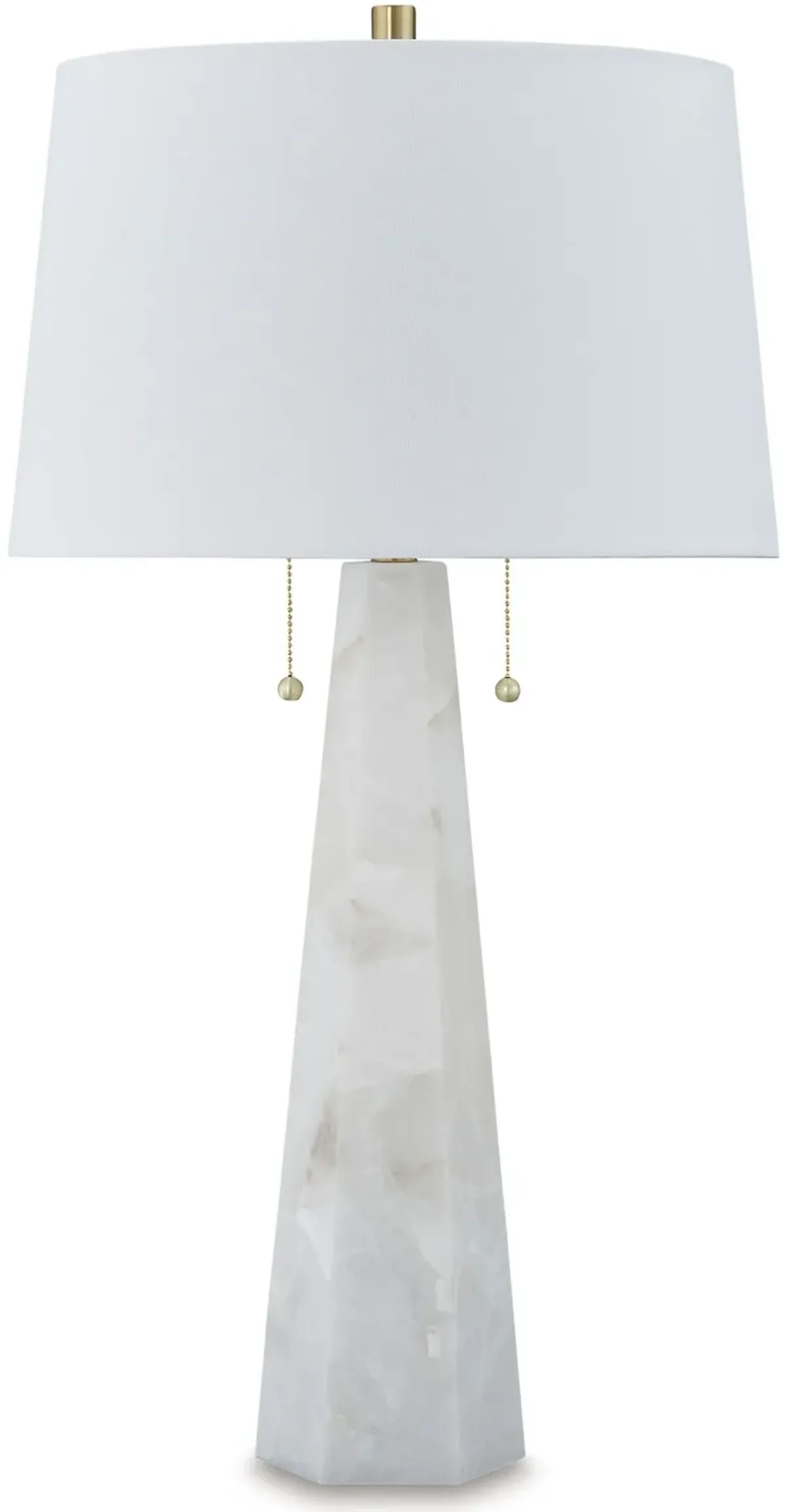 Laurellen - Alabaster Table Lamp - White