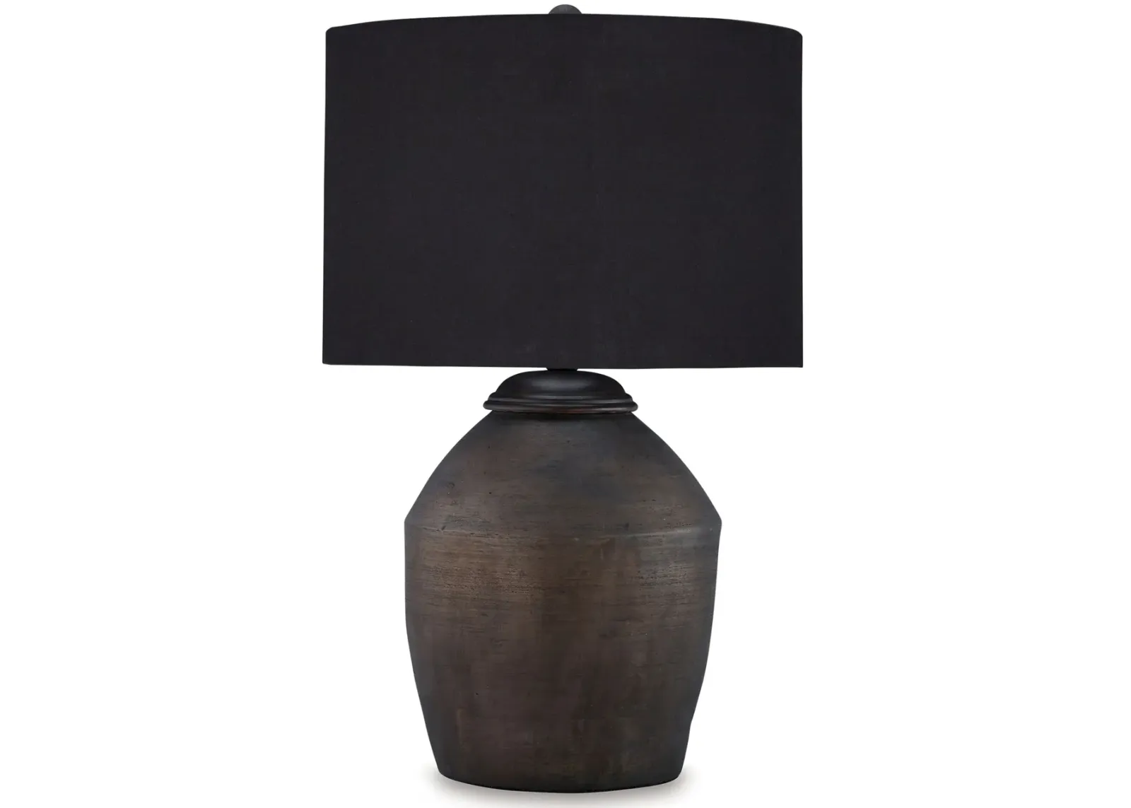 Naareman - Metallic Black - Terracotta Table Lamp