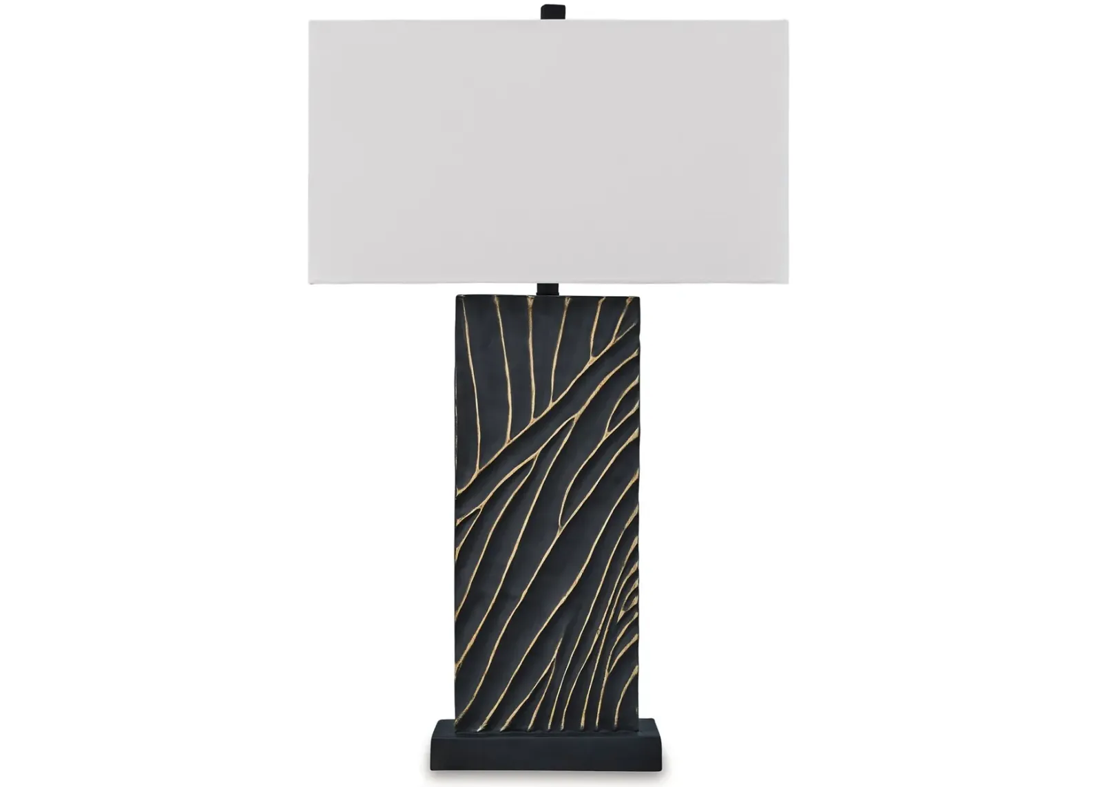 Bartlen - Black / Gold Finish - Poly Table Lamp