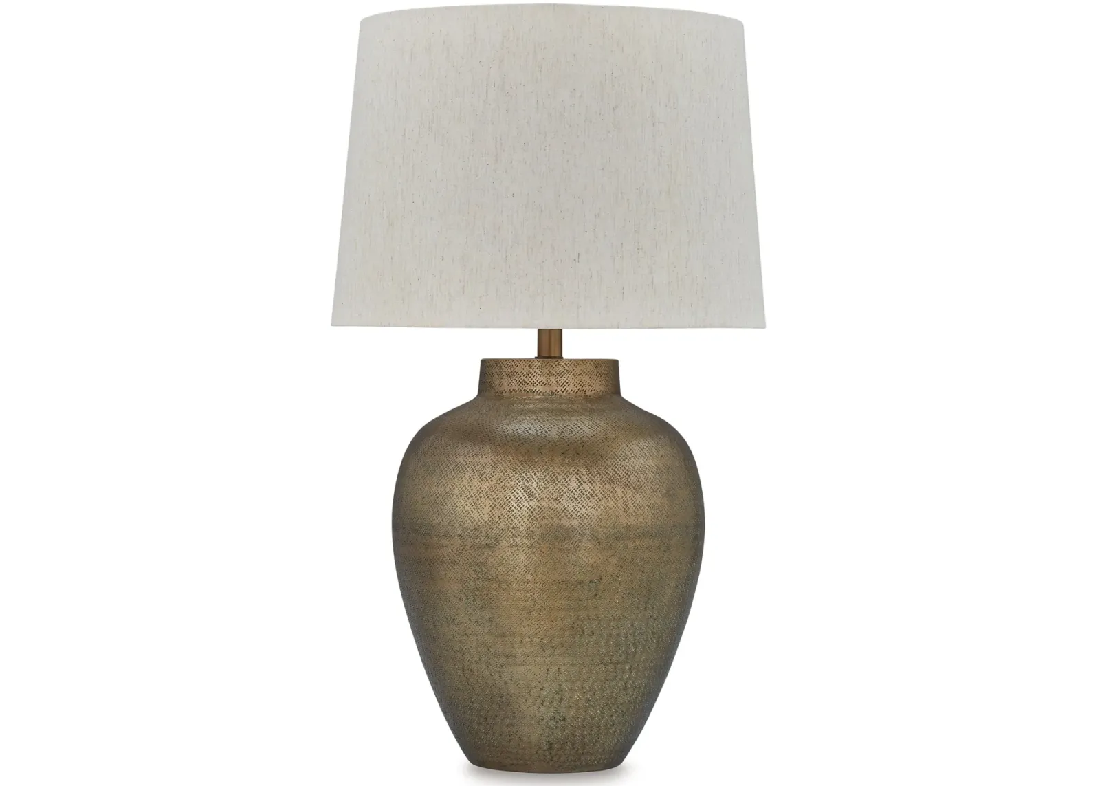 Madney - Antique Gold Finish - Metal Table Lamp