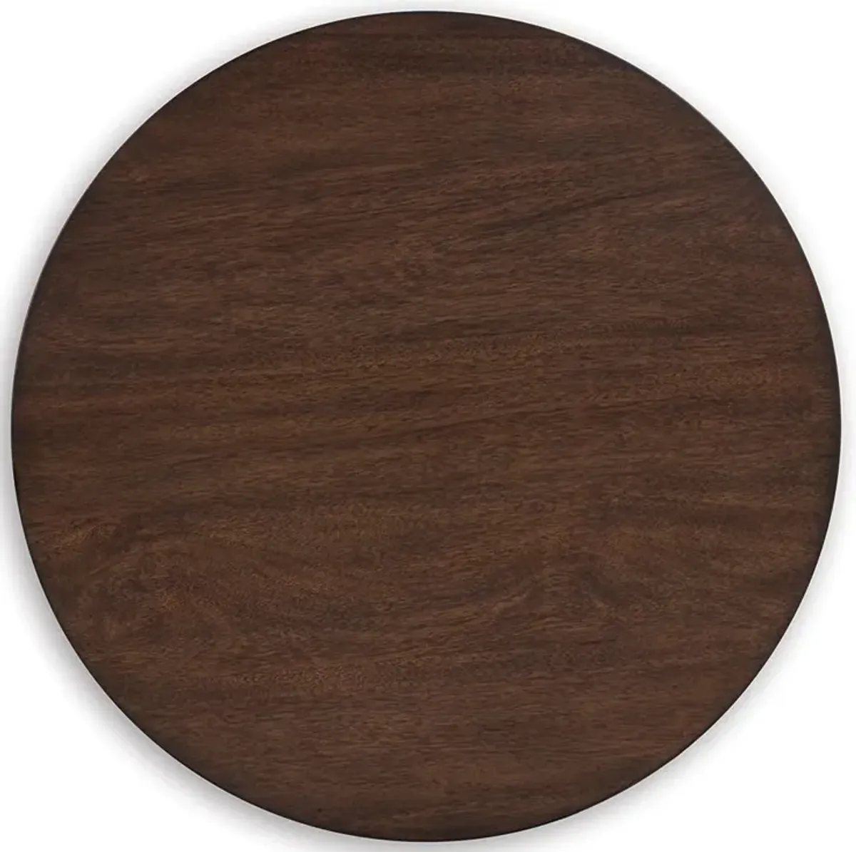 Korestone - Dark Brown - Round End Table