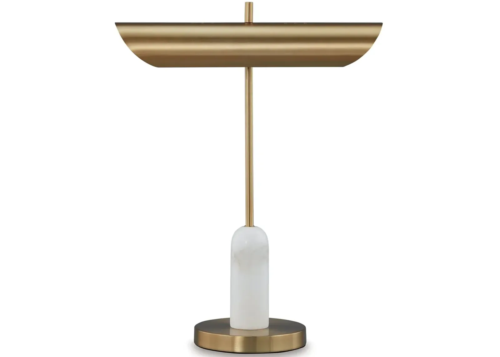 Rowleigh - Gold Finish / White - Marble Desk Lamp