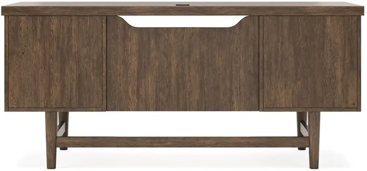 Austanny - Warm Brown - Home Office Desk