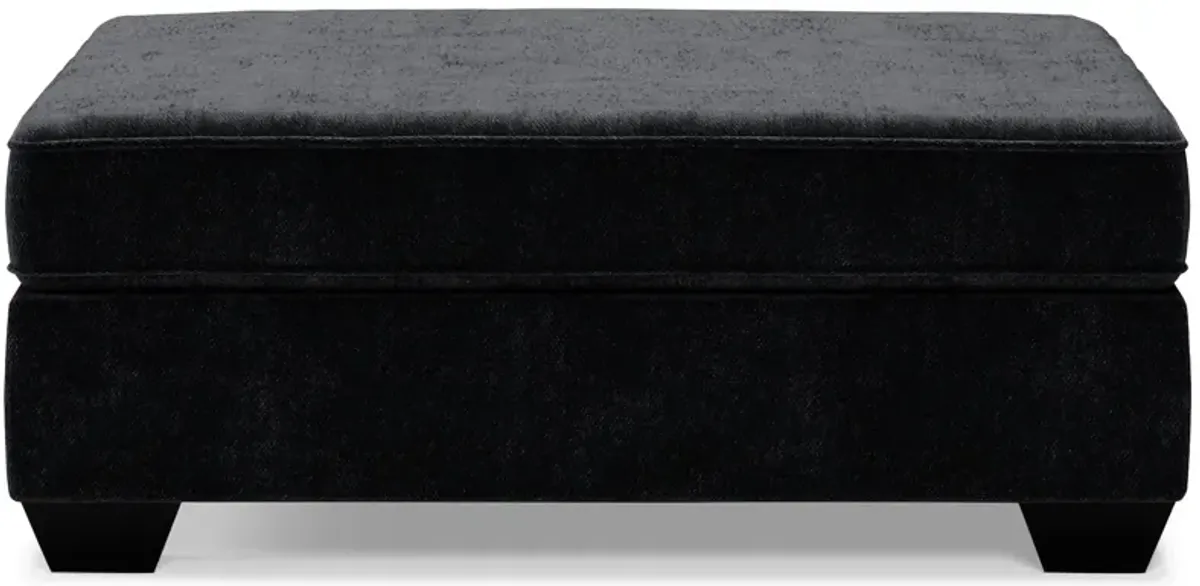 Lavernett - Oversized Accent Ottoman - Charcoal