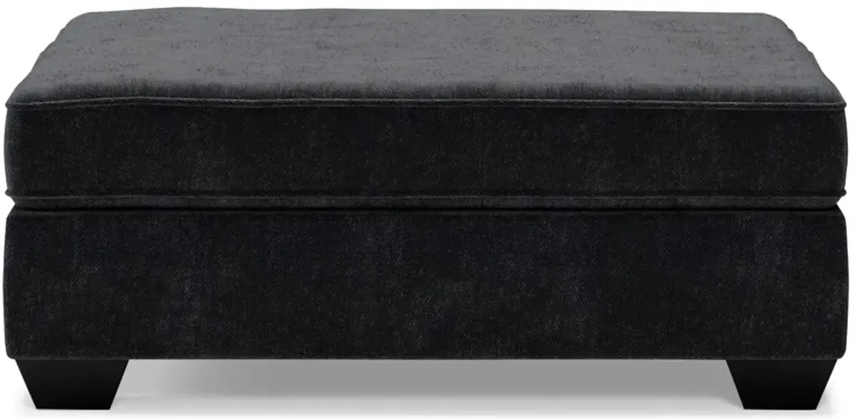 Lavernett - Charcoal - Oversized Accent Ottoman