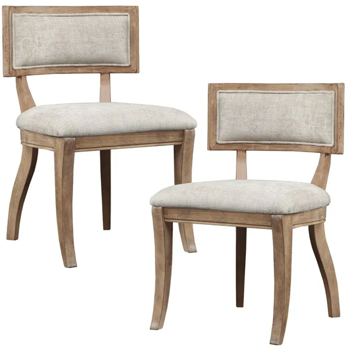 Marie - Dining Chair (Set of 2) - Beige / Light Natural