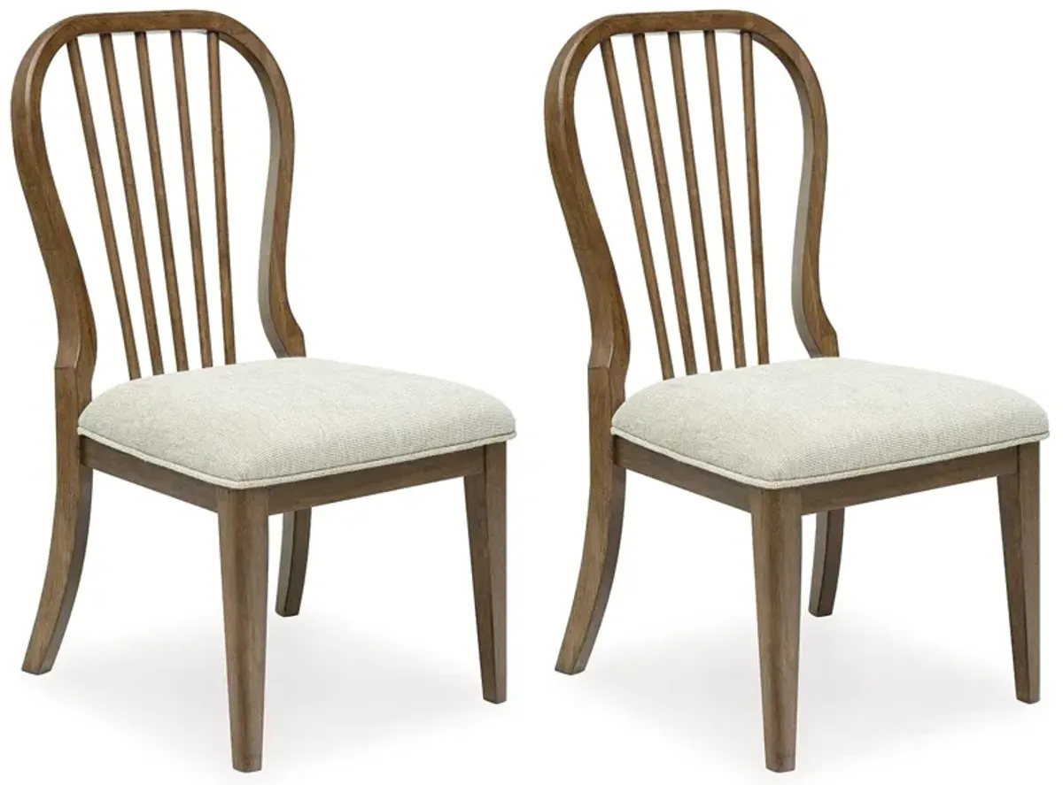 Sturlayne - Brown - Dining Upholstered Side Chair (Set of 2) - Spindleback