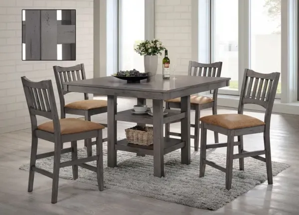 5 Piece Counter Height Dinette Set