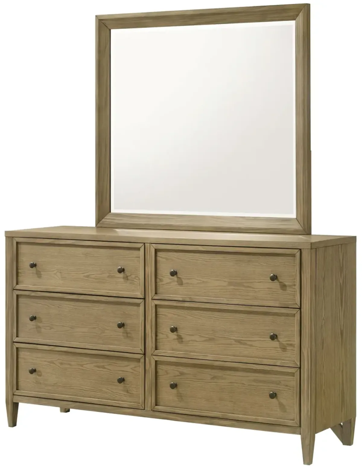 Sienna - Dresser & Mirror - Ash