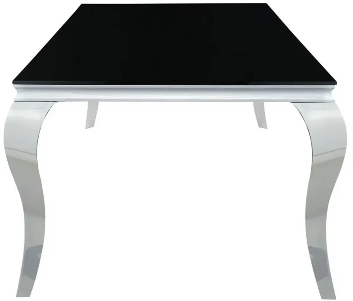 Carone - Rectangular Glass Top Dining Table