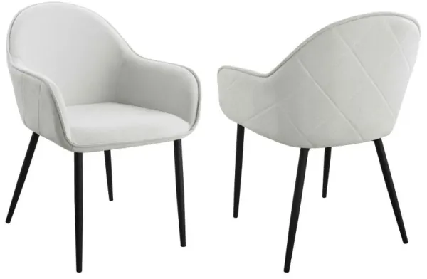 Emma - Upholstered Dining Arm Chair (Set of 2)