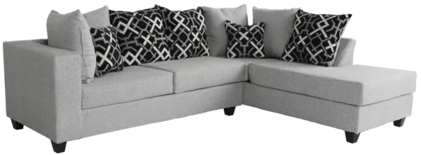 2 Piece Sectional - Dakota Grey