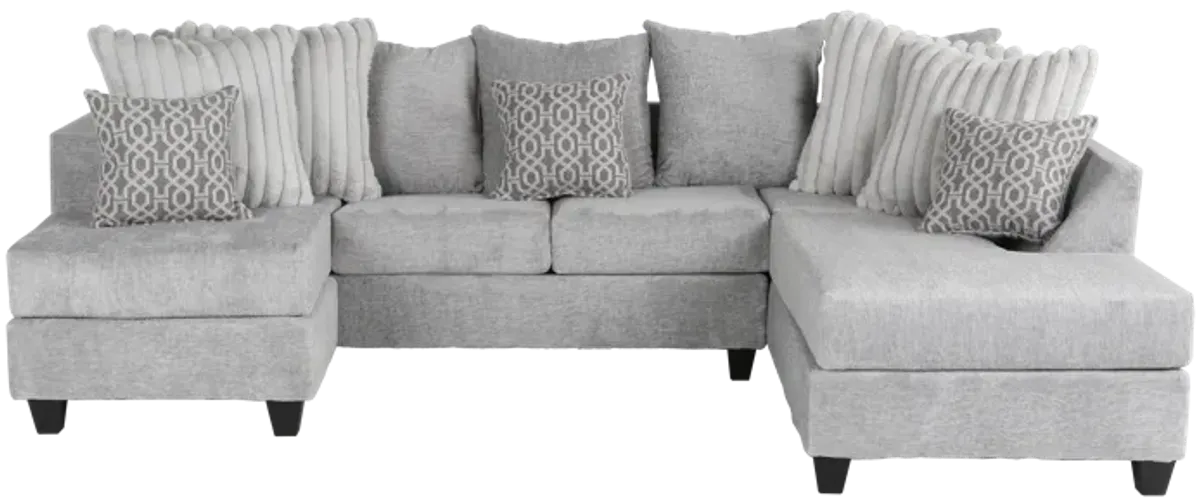 2 Piece Sectional - Grey