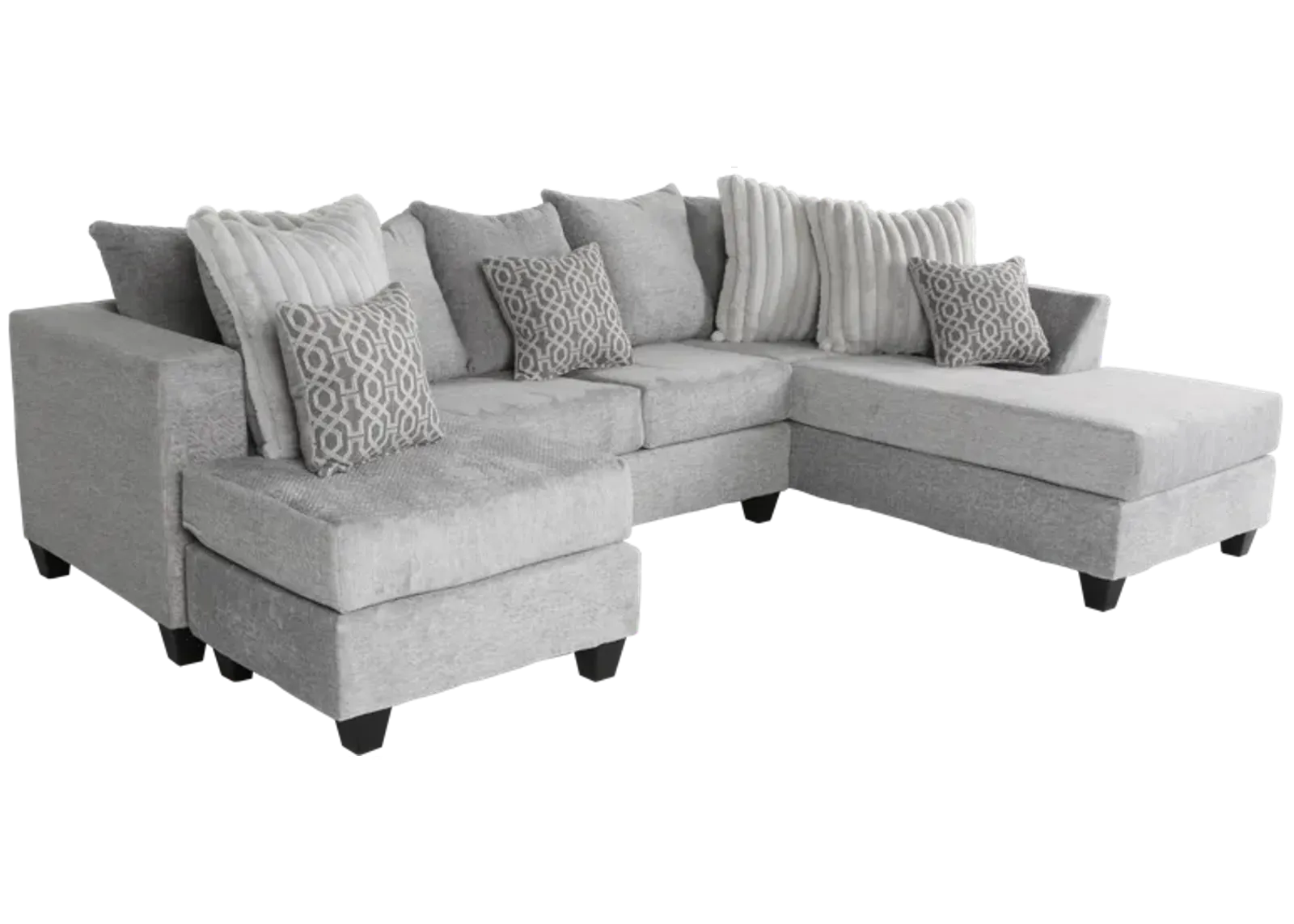 2 Piece Sectional - Grey