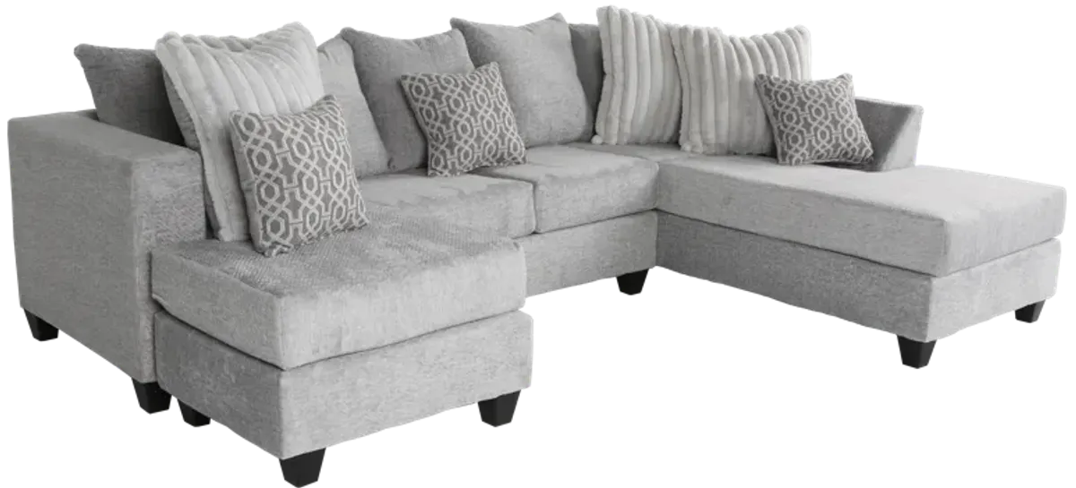 2 Piece Sectional - Grey