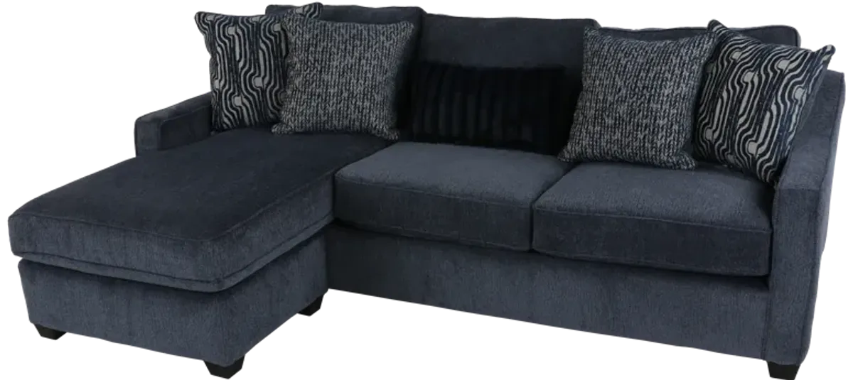 Left Arm Facing Chaise Sofa- Bowmore Navy