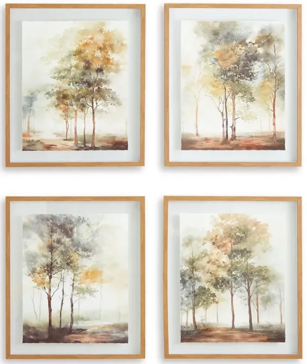 Bryneford - Multi - Wall Art Set (Set of 4)