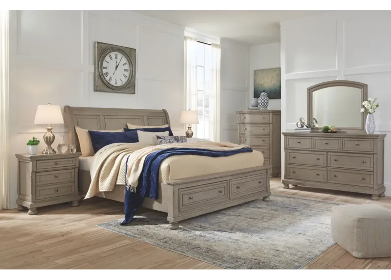 Lettner - Sleigh Bedroom Set