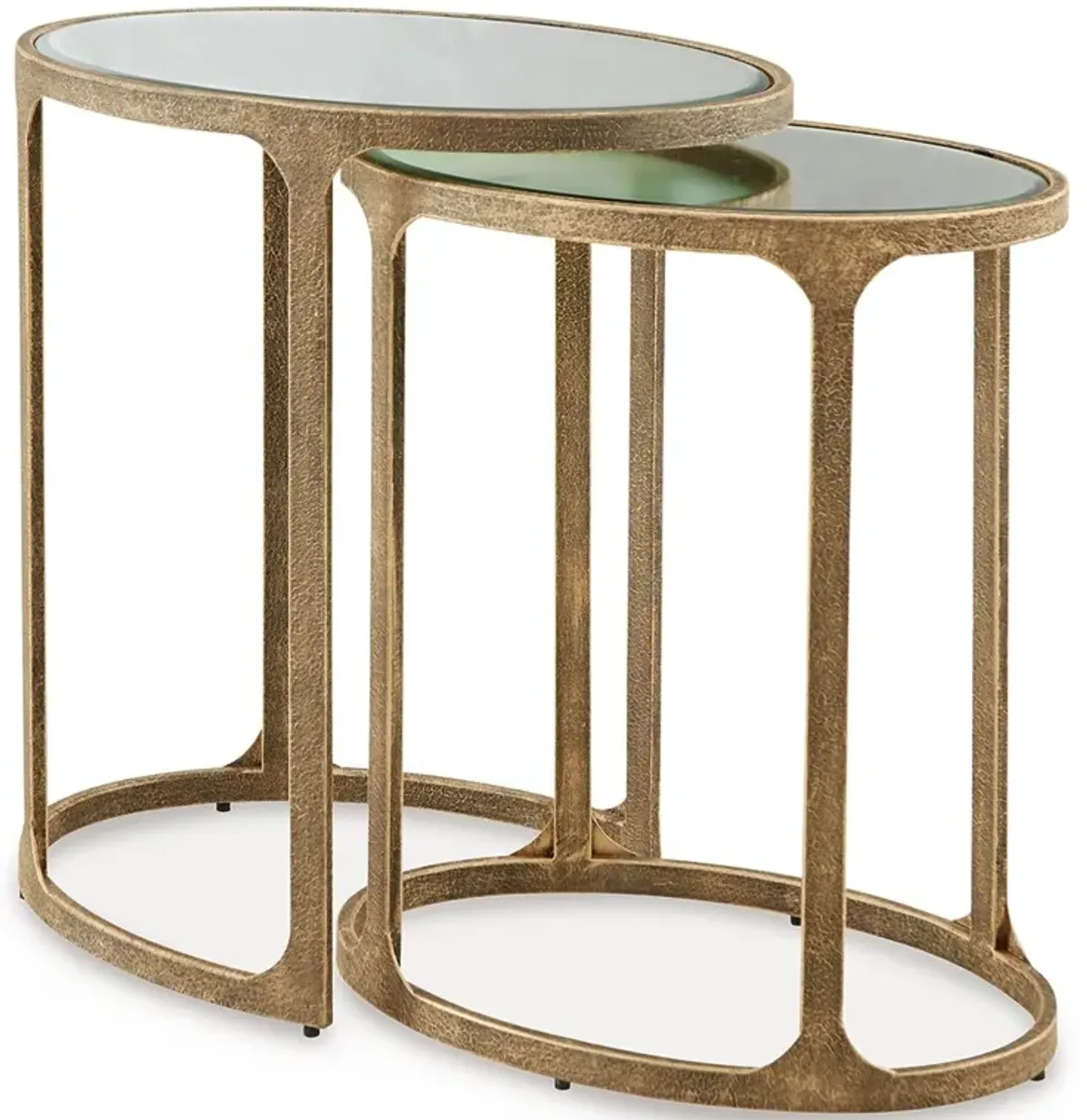 Irmaleigh - Antique Black - Accent Table Set (Set of 2)