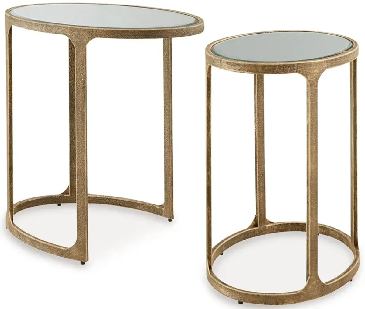 Irmaleigh - Antique Black - Accent Table Set (Set of 2)