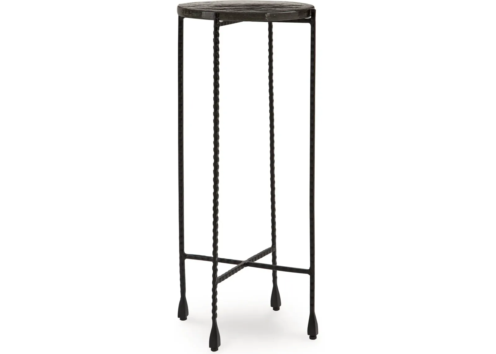 Newgoren - Clear / Black - Accent Table