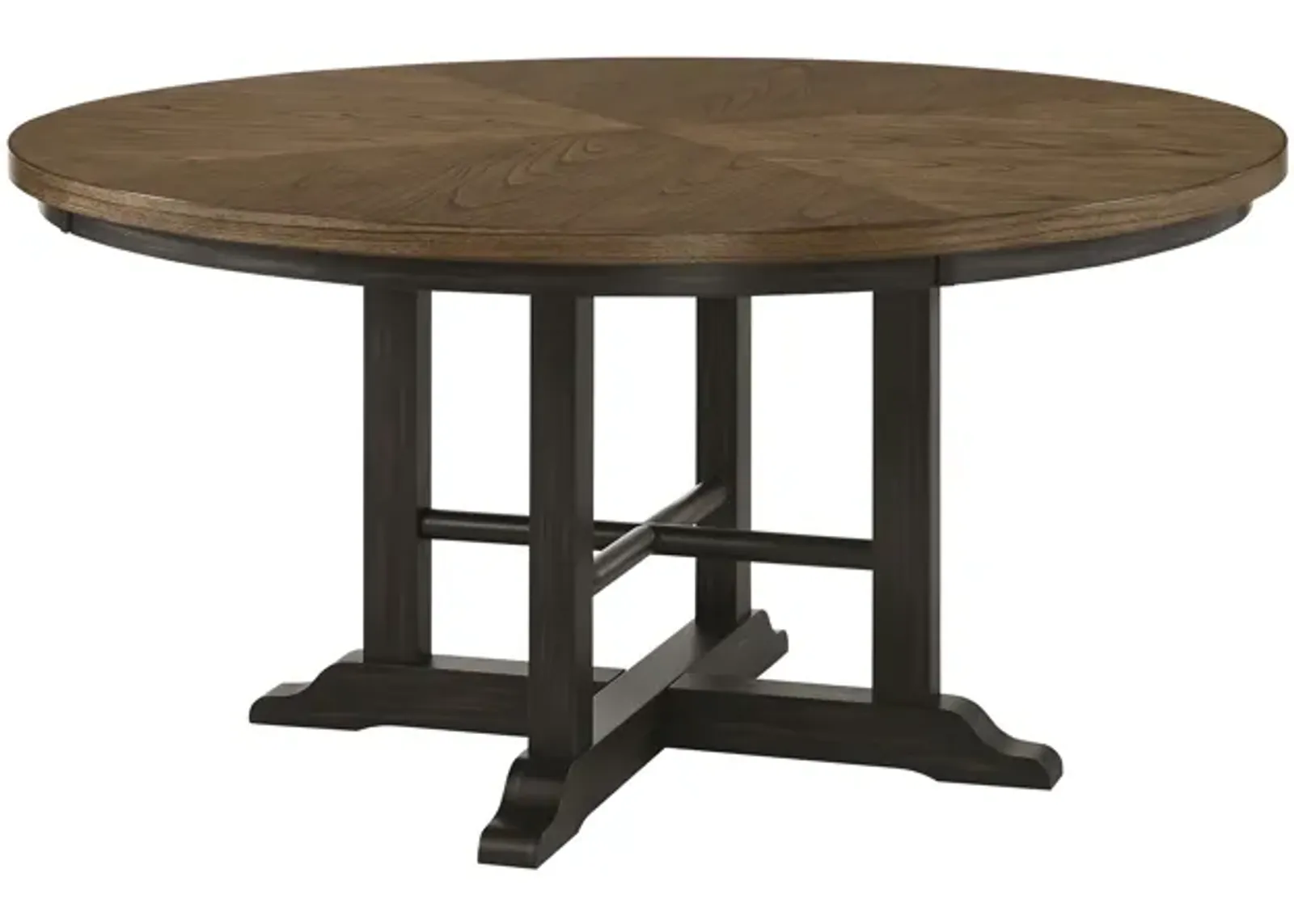 Hilara - Round Dining Table - Dark Brown