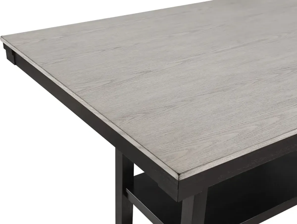 Delfin - Counter Height Table - Light Gray