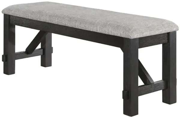 Maribelle - Bench - Gray / Charcoal
