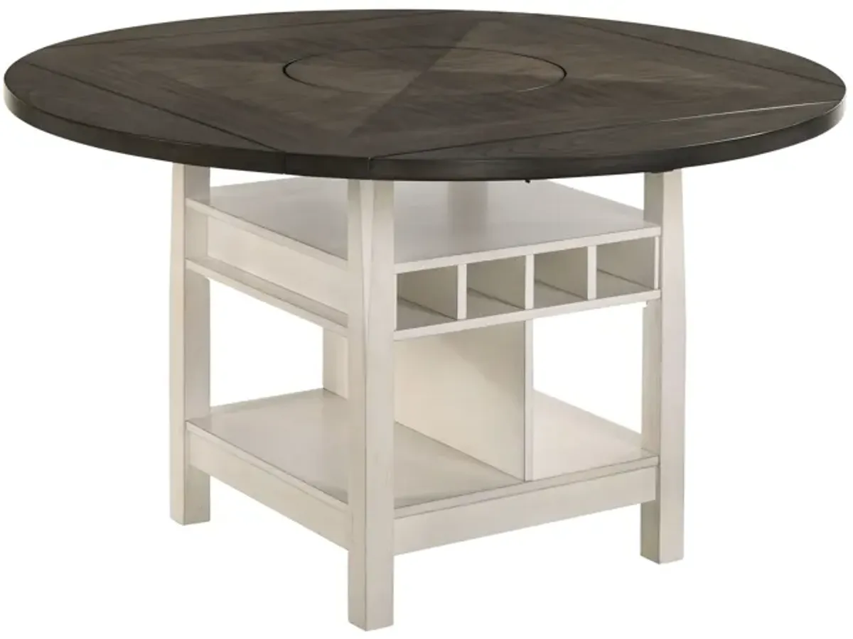 Conner - Counter Height Table Shelve - Gray